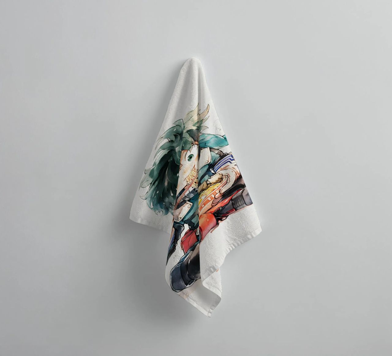 Midoriya Izuku from My Hero Academia Ramen towel by CreativeStudio