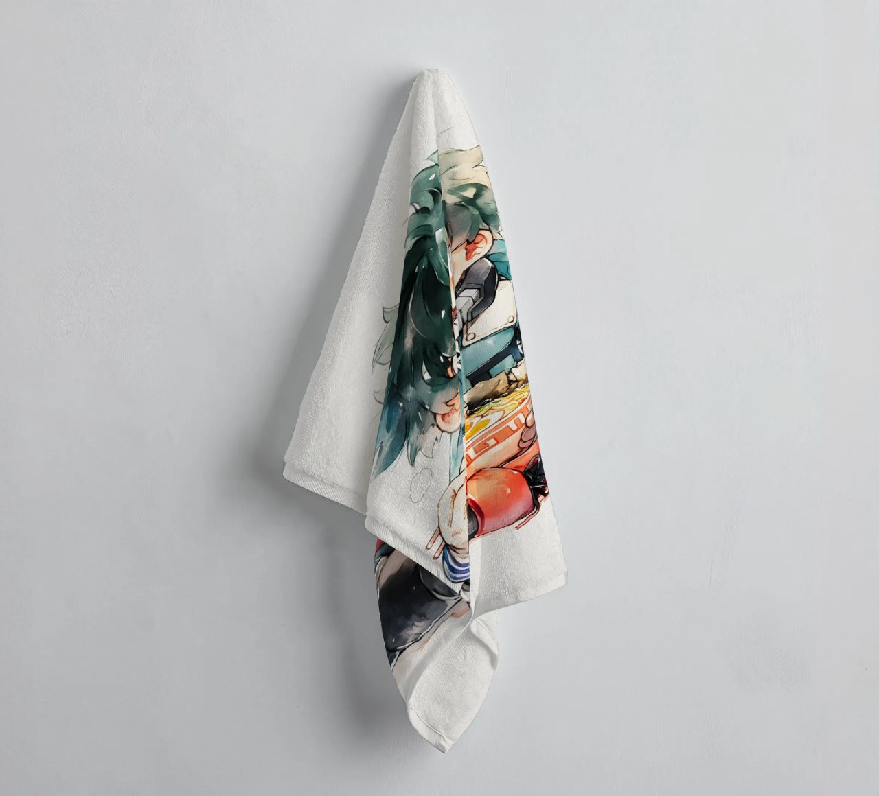 Midoriya Izuku from My Hero Academia Ramen towel by CreativeStudio