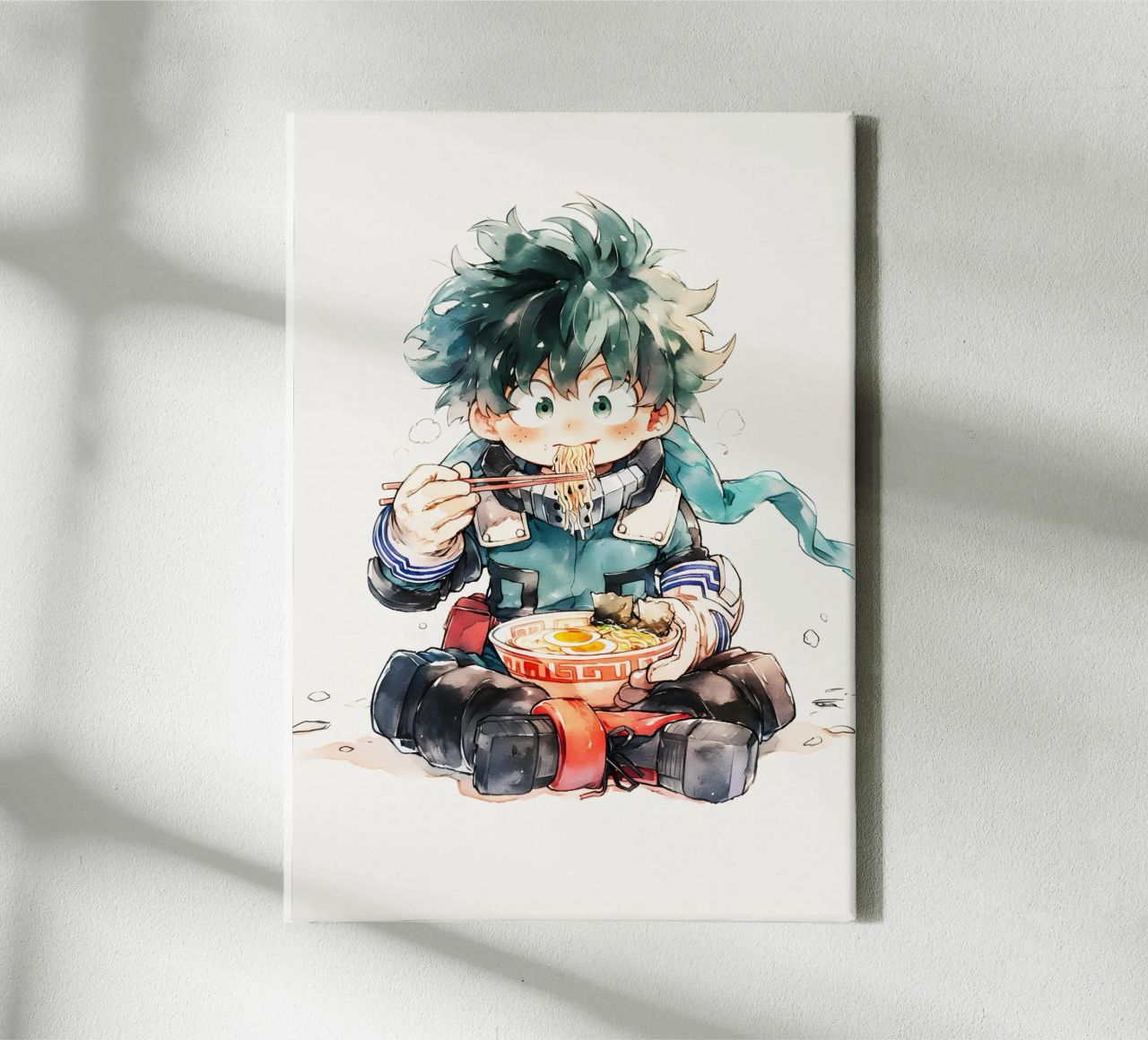 Midoriya Izuku from My Hero Academia Ramen canvas by CreativeStudio