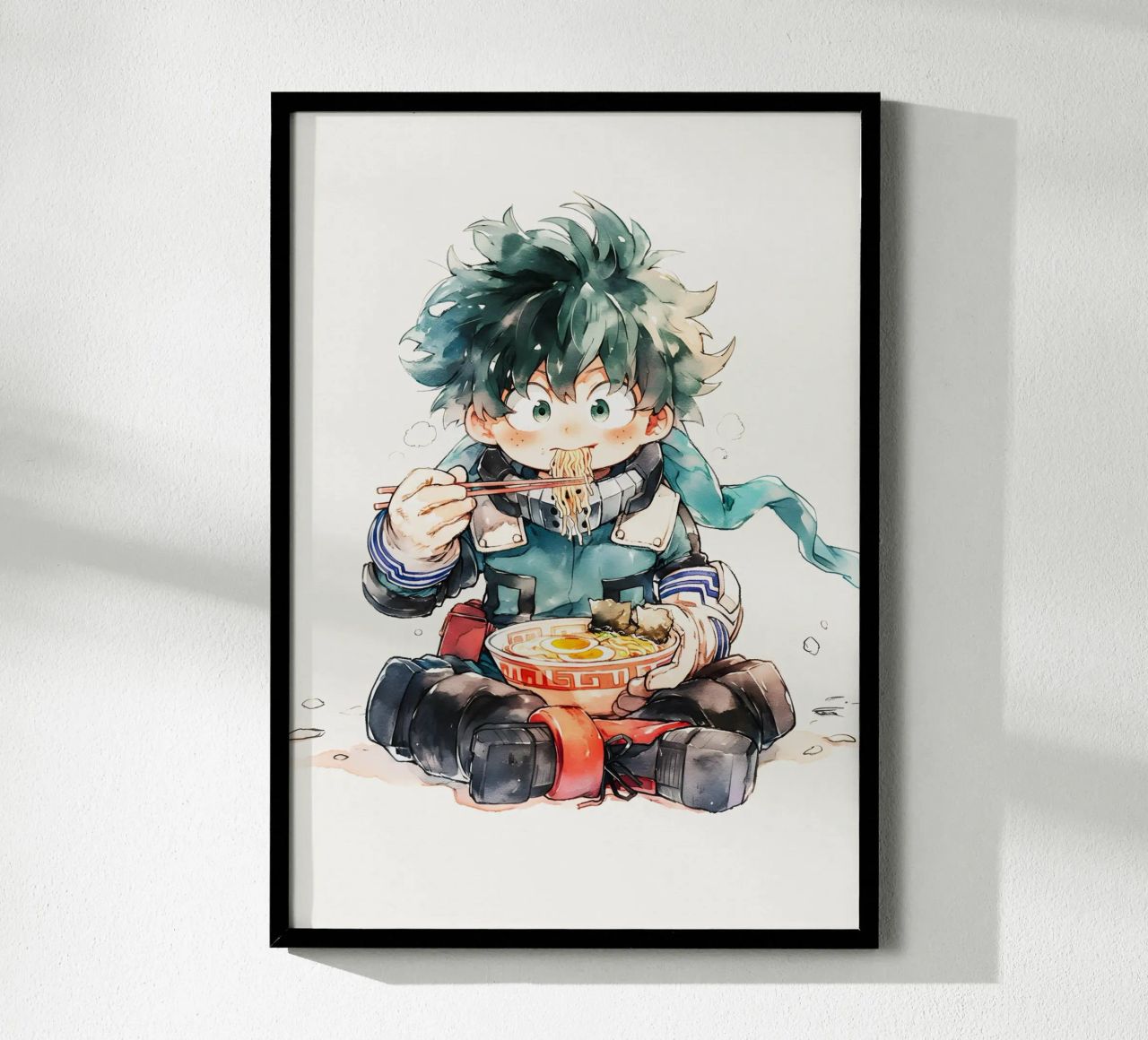 Midoriya Izuku from My Hero Academia Ramen hahnemühle by CreativeStudio