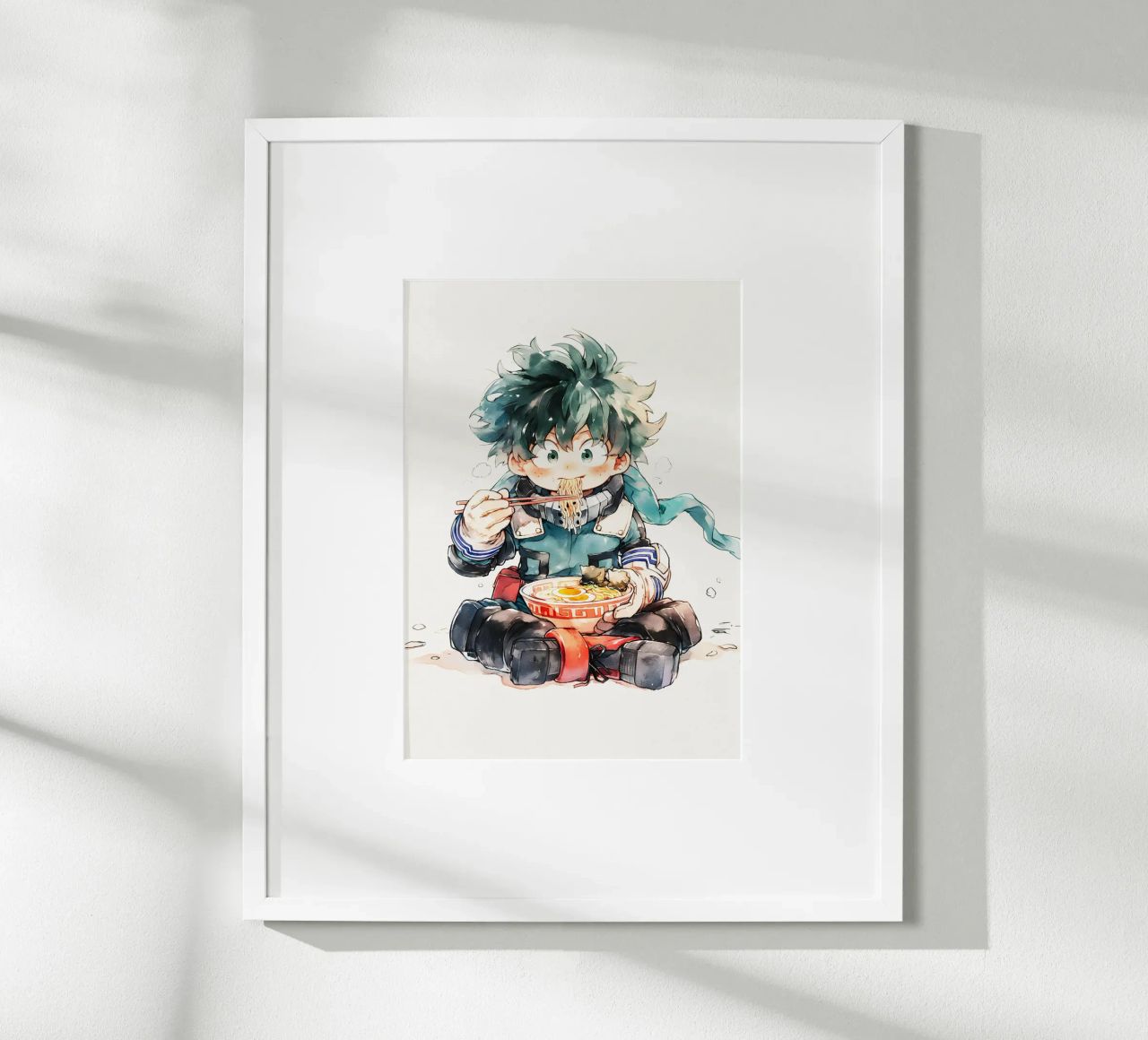 Midoriya Izuku from My Hero Academia Ramen hahnemühle by CreativeStudio