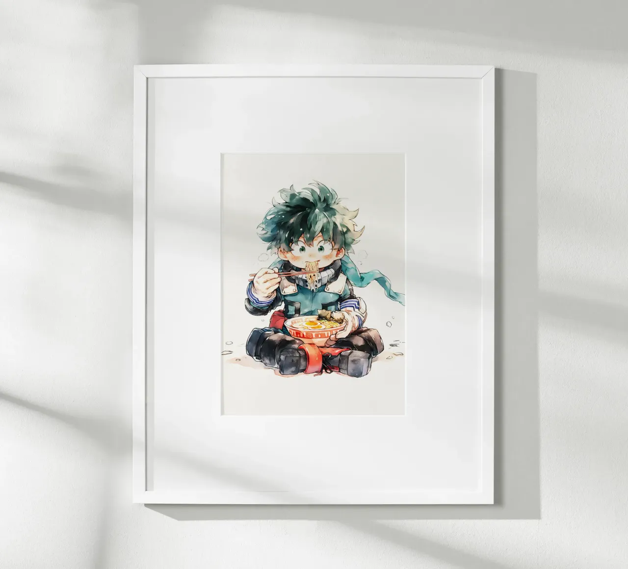 Midoriya Izuku from My Hero Academia Ramen carta hahnemühle da CreativeStudio