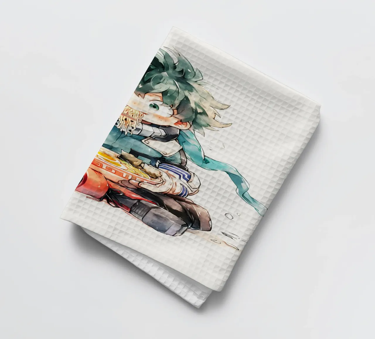 Midoriya Izuku from My Hero Academia Ramen canovaccio da cucina da CreativeStudio