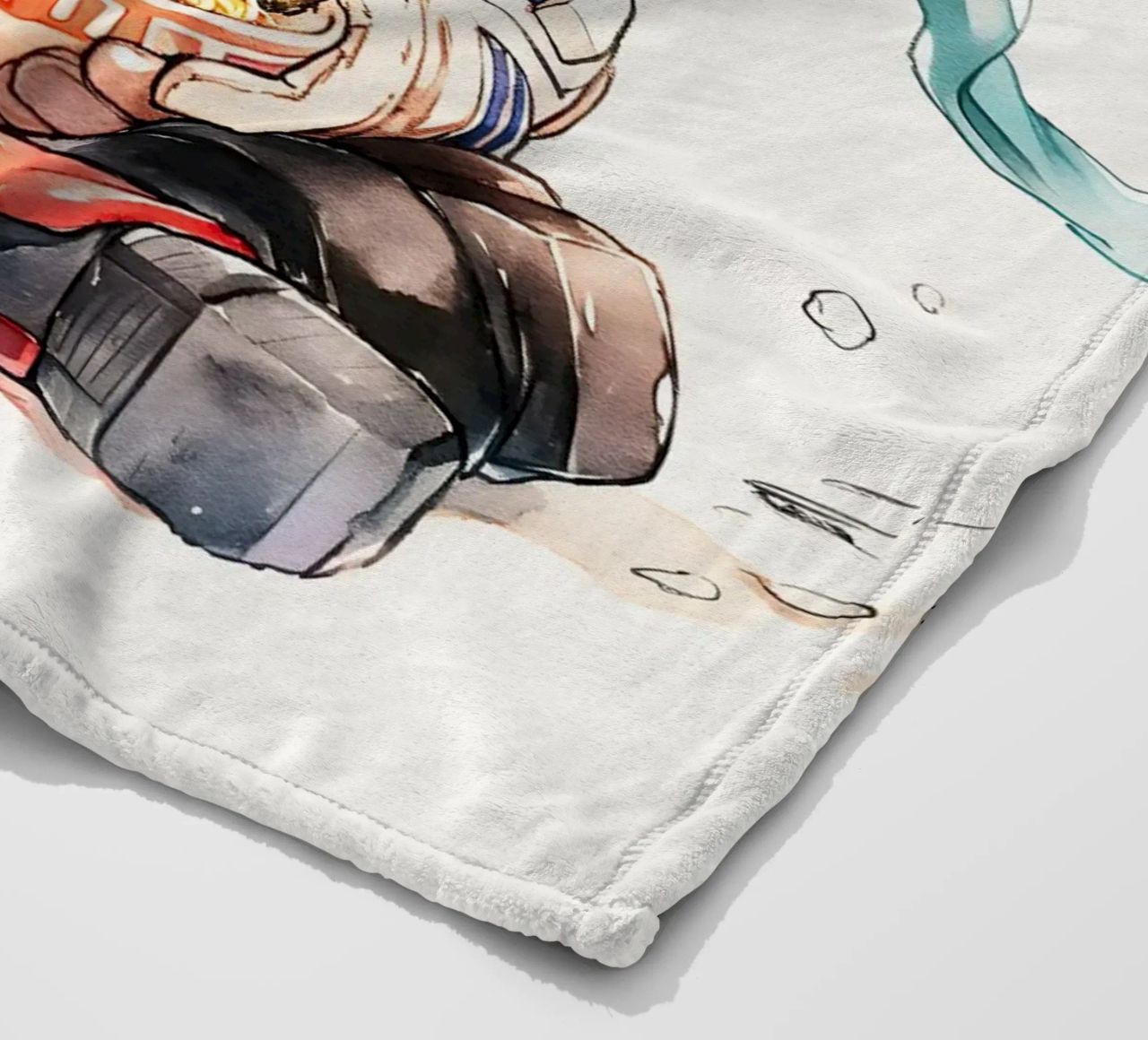 Midoriya Izuku from My Hero Academia Ramen fleece blanket by CreativeStudio