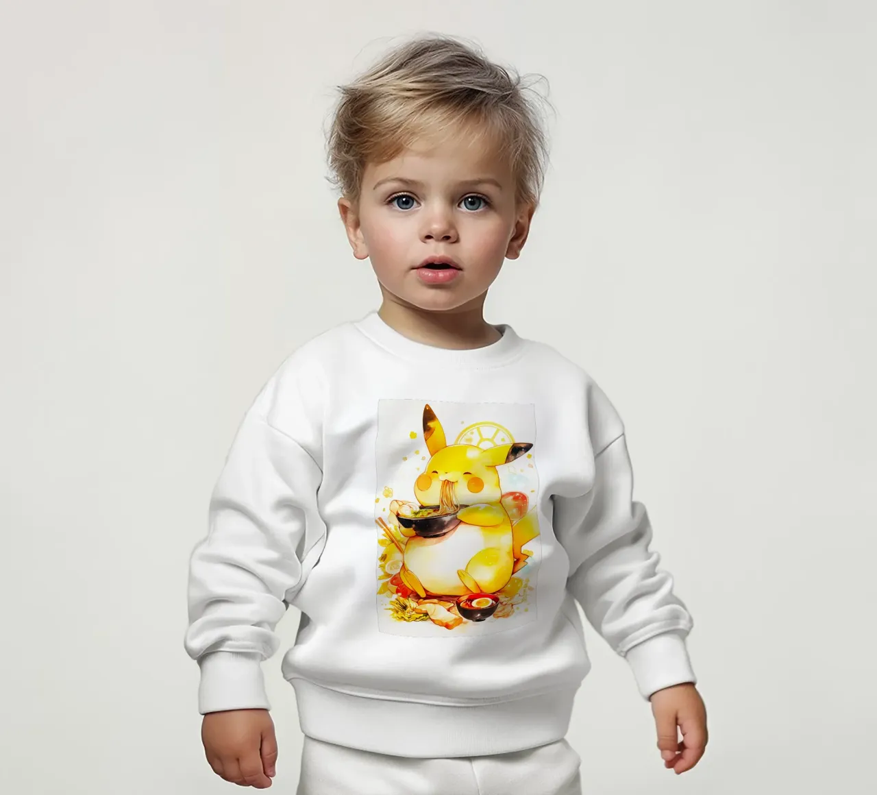 Pikachu From Pokemon Ramen felpa neonato da CreativeStudio
