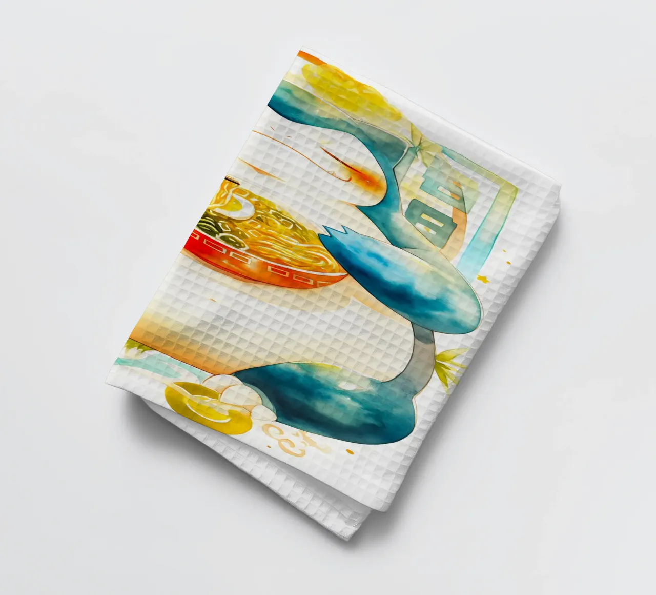 Snorlax From Pokemon Ramen Geschirrtuch von CreativeStudio