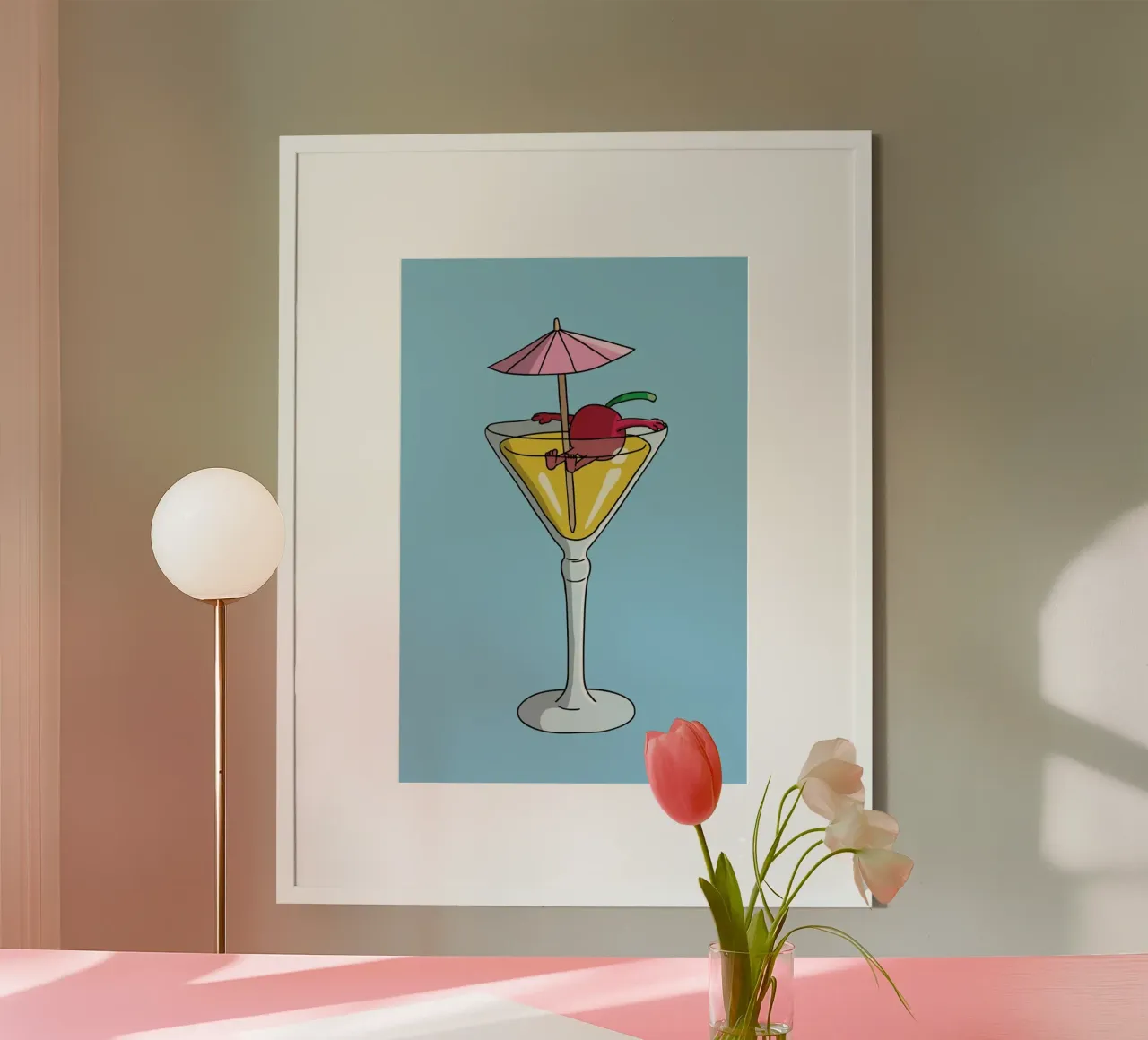 Thank God It's Friday poster con telaio in plastica da Zhi Yun Zhang