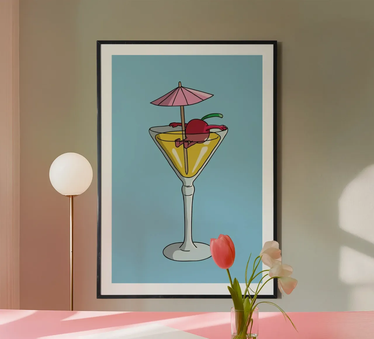 Thank God It's Friday poster con telaio in plastica da Zhi Yun Zhang