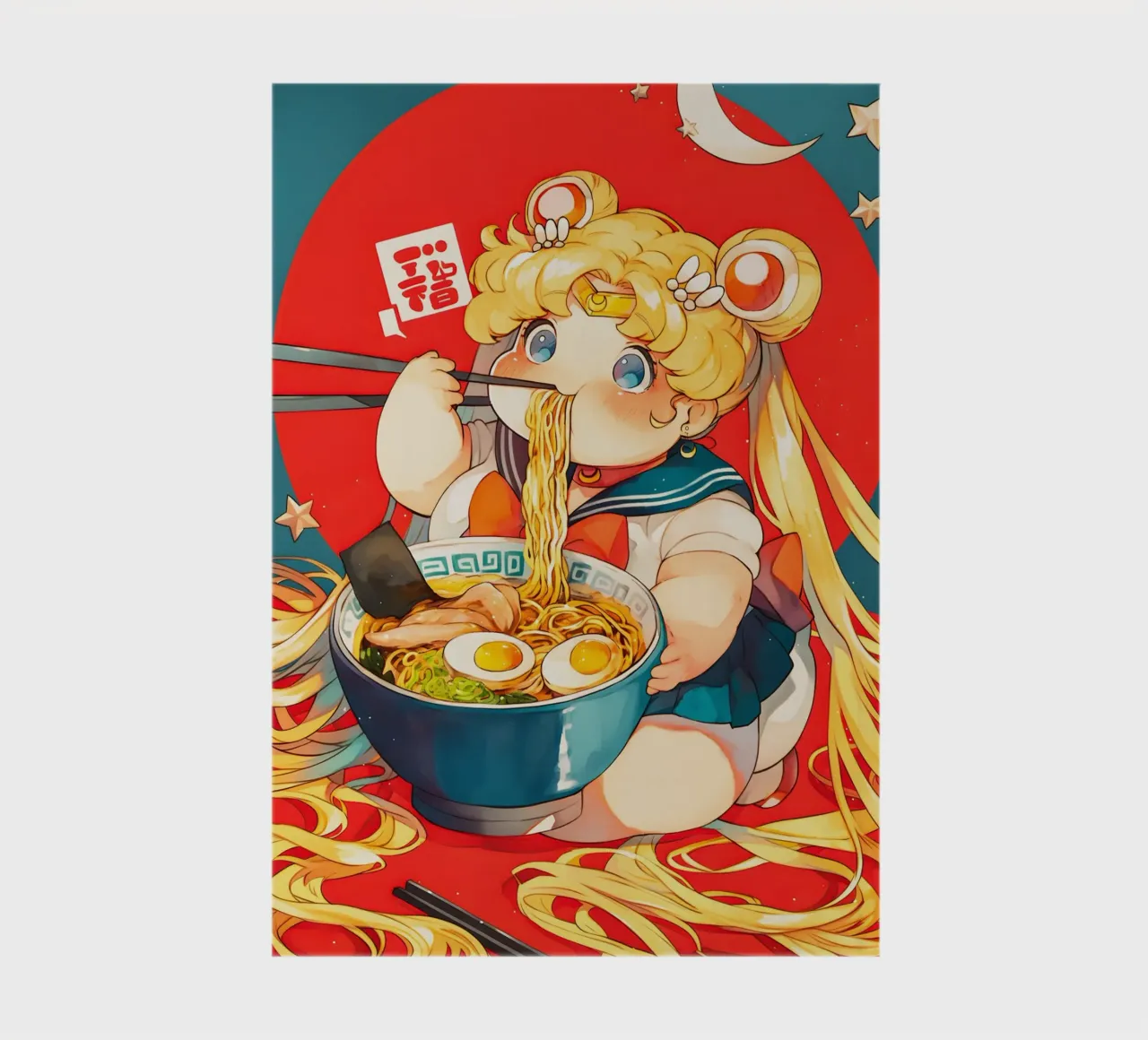 Usagi Tsukino from Sailor Moon Ramen diario da CreativeStudio
