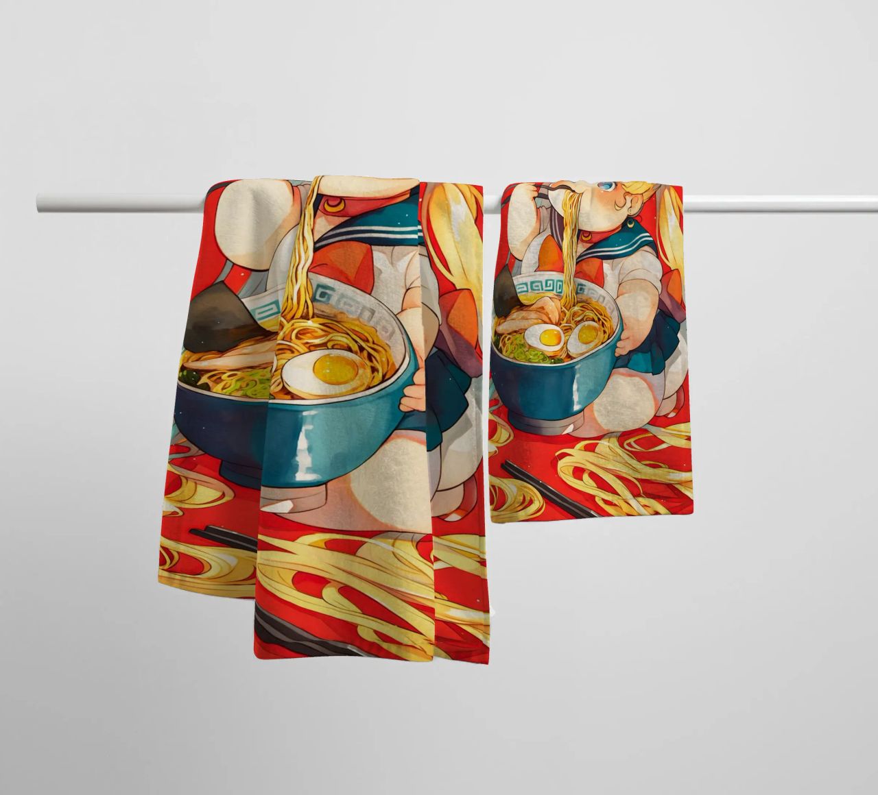 Usagi Tsukino from Sailor Moon Ramen towel by CreativeStudio