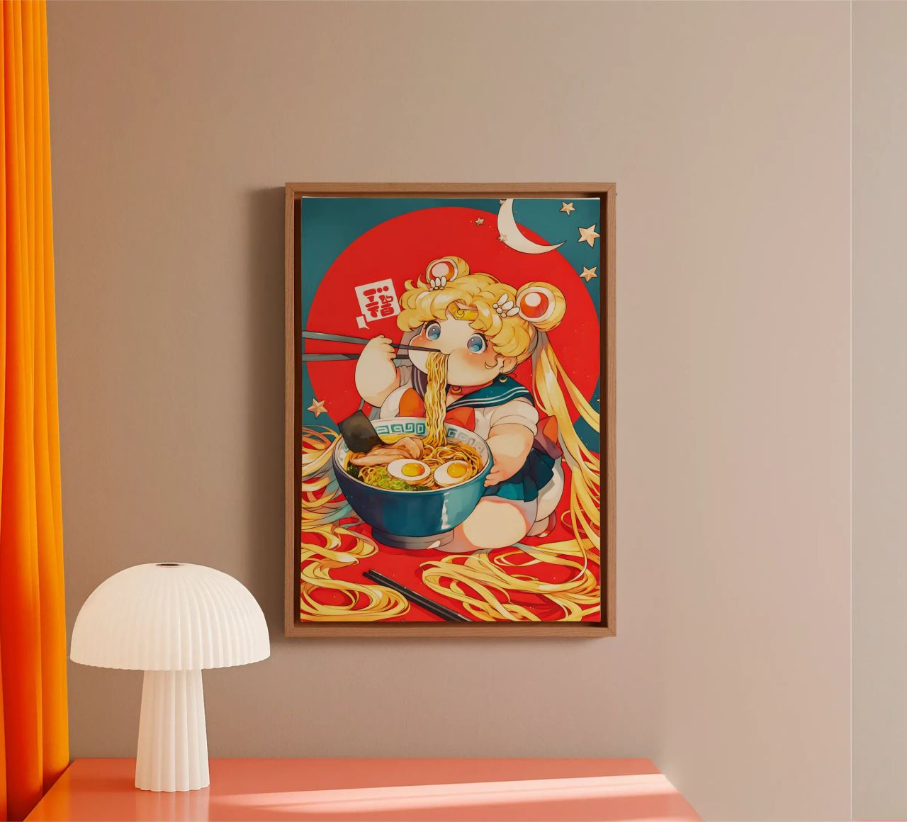 Usagi Tsukino from Sailor Moon Ramen canvas by CreativeStudio