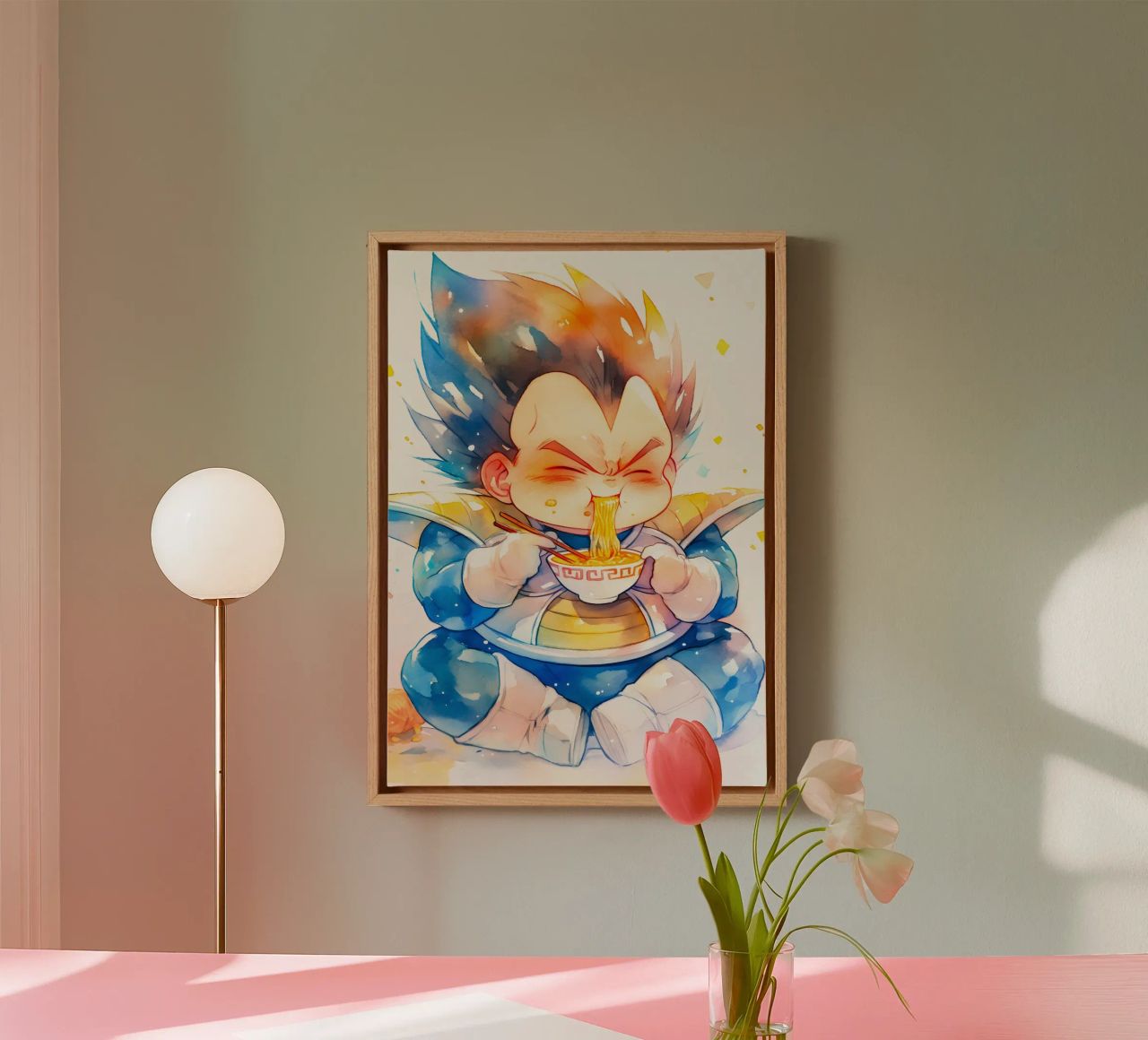 Vegeta  Ramen canvas by CreativeStudio
