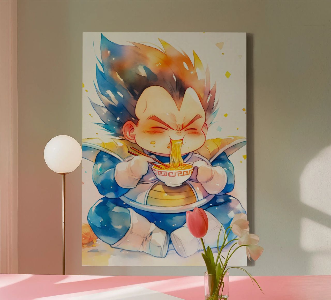 Vegeta  Ramen canvas by CreativeStudio