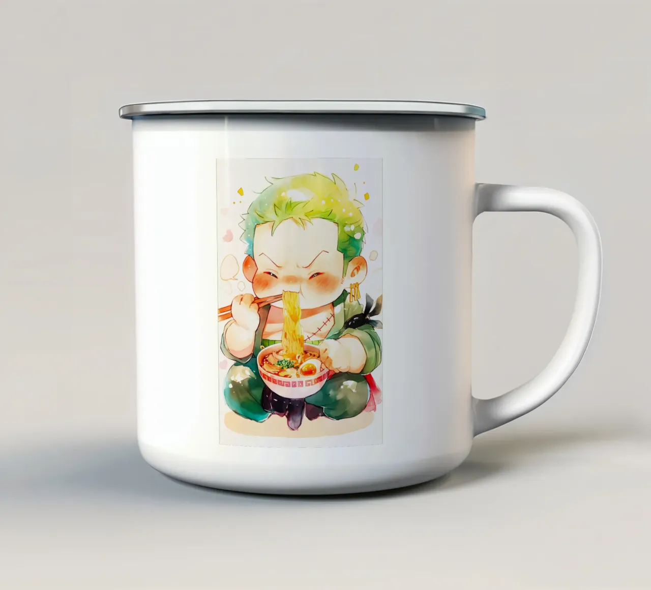 Zoro From One Piece Ramen tazza in smalto da CreativeStudio