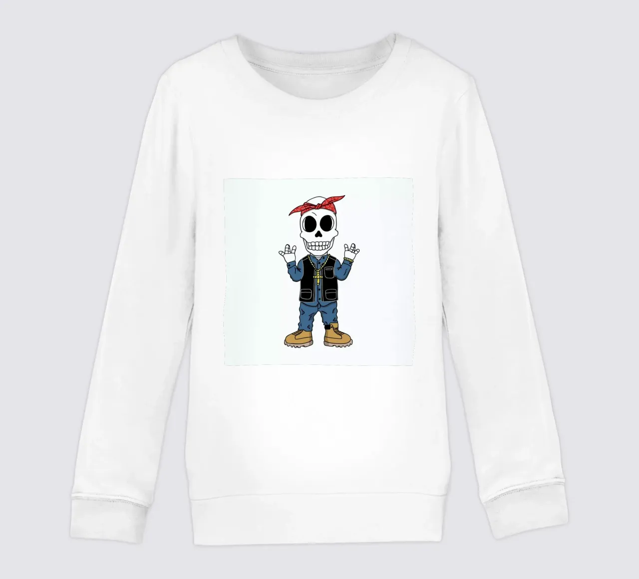 West Coast Skull felpa bambino da Zhi Yun Zhang