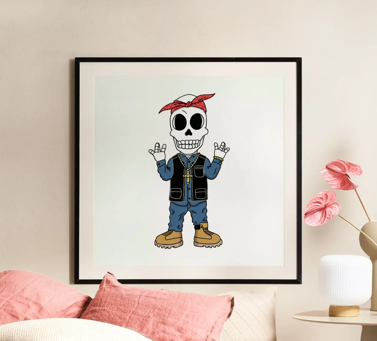 West Coast Skull hahnemühle by Zhi Yun Zhang