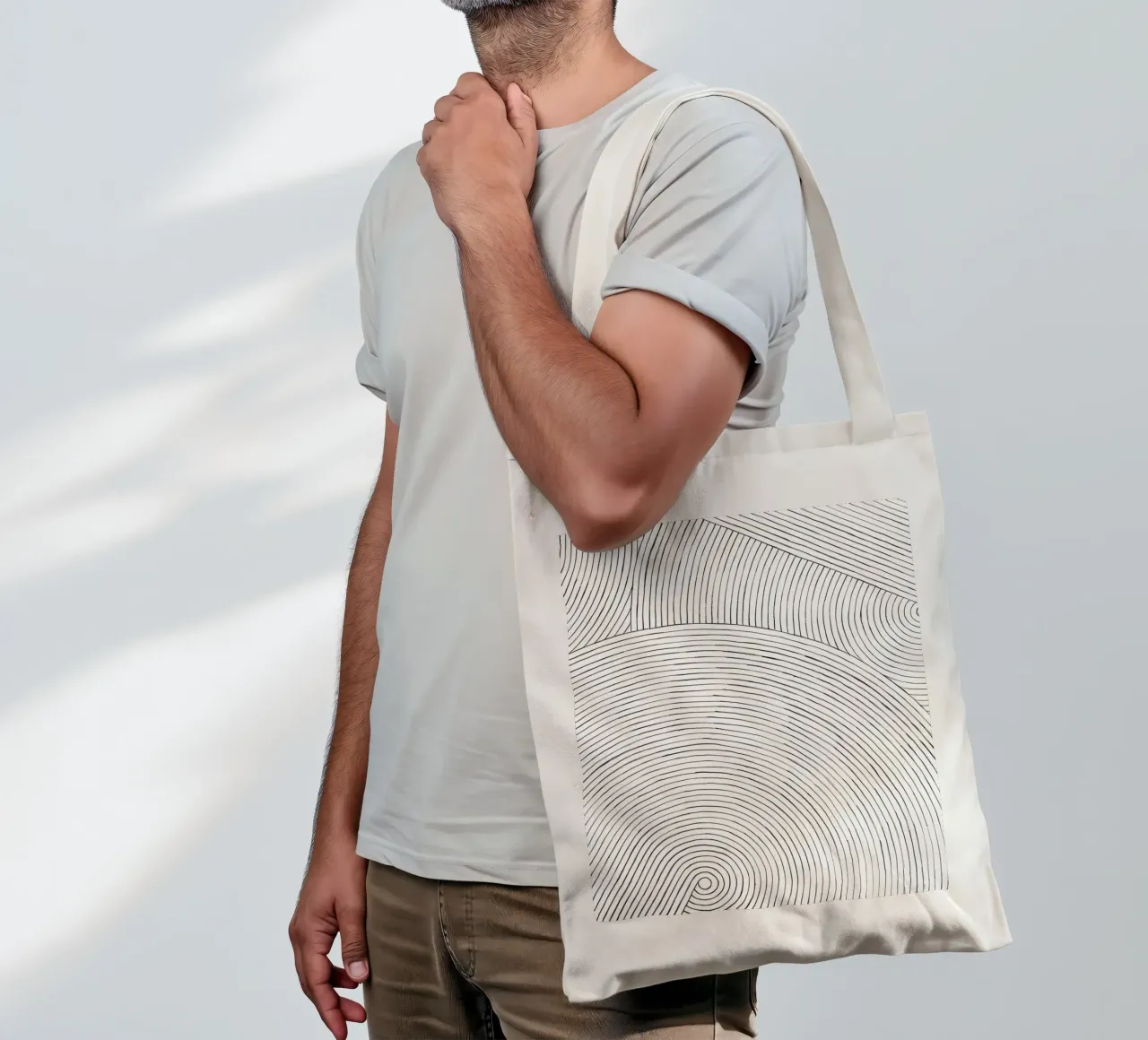 Geometric Pattern tote bag by Kunst und Kontrast