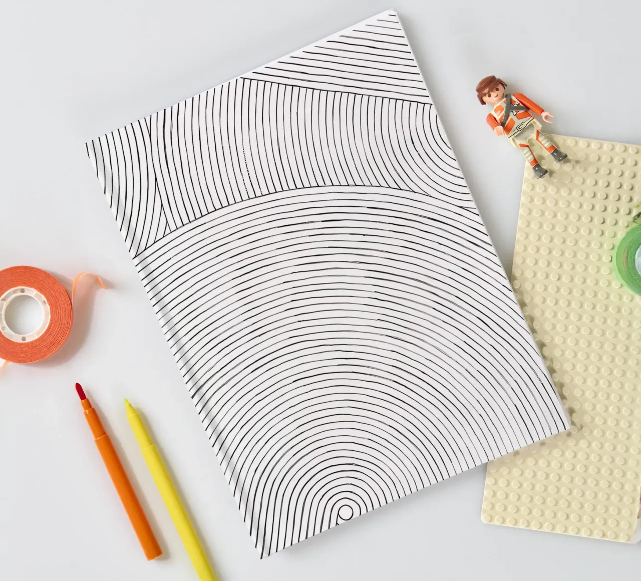 Geometric Pattern notebook by Kunst und Kontrast