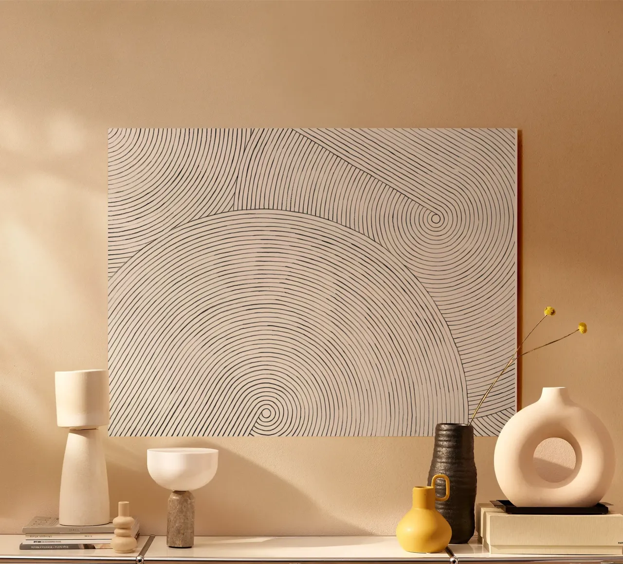 Geometric Pattern plexiglas de Kunst und Kontrast