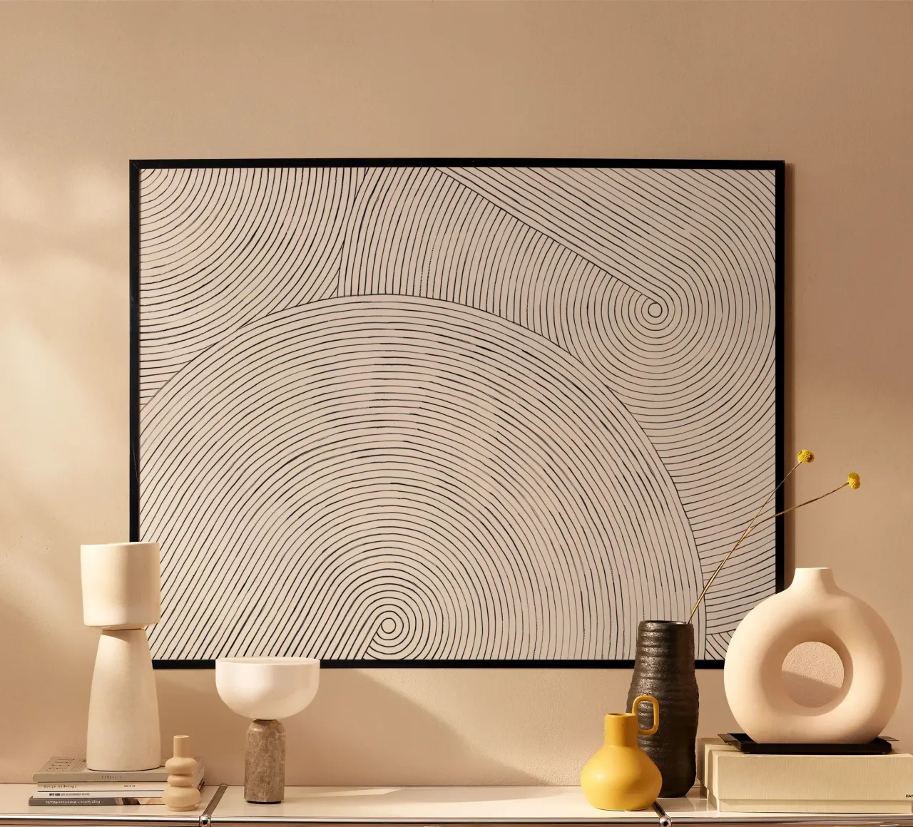 Geometric Pattern poster van Kunst und Kontrast