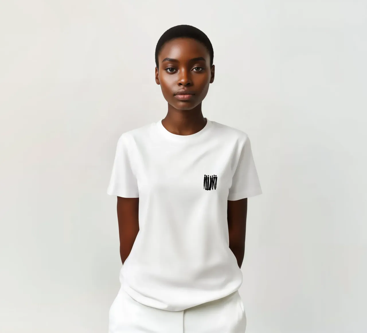 Unity in Silhouettes – Minimalist Group Art t-shirt by Kunst und Kontrast