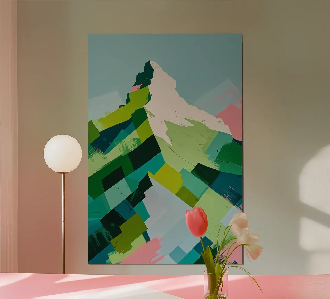 Dynamic Mountain Layers in Abstract hahnemühle de AlbertKlee