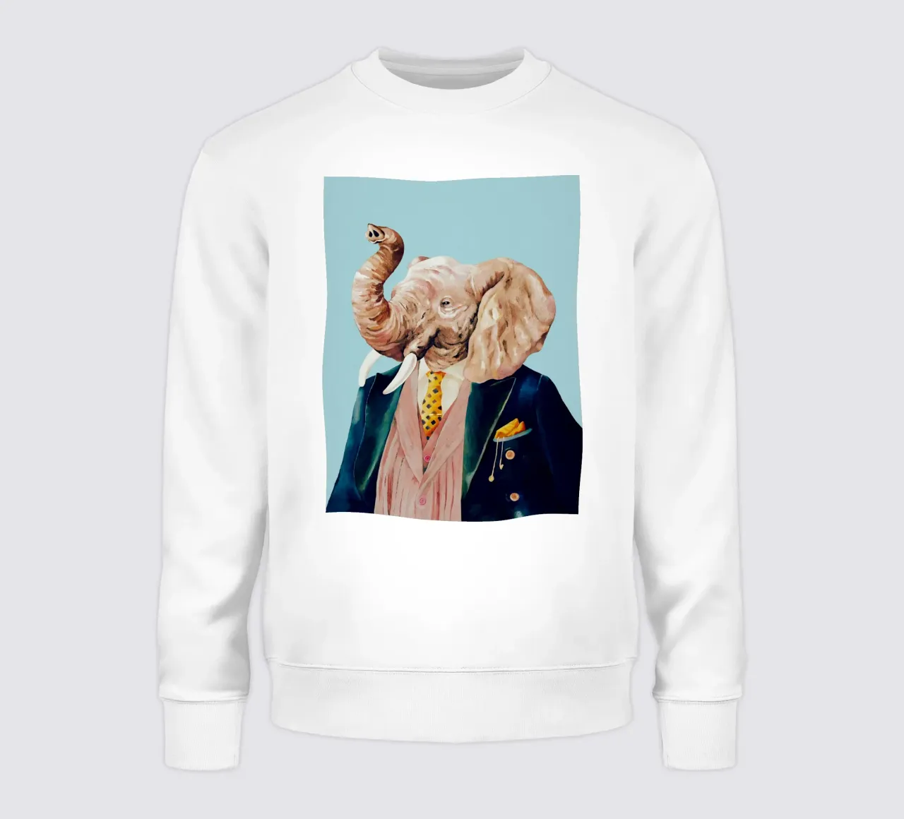 Elefante elegante felpa da Animal Crew