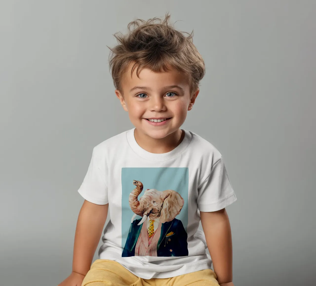 Dapper Elephant t-shirt bambini da Animal Crew