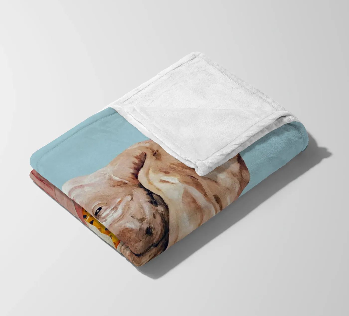 Dapper Elephant fleece blanket by Animal Crew