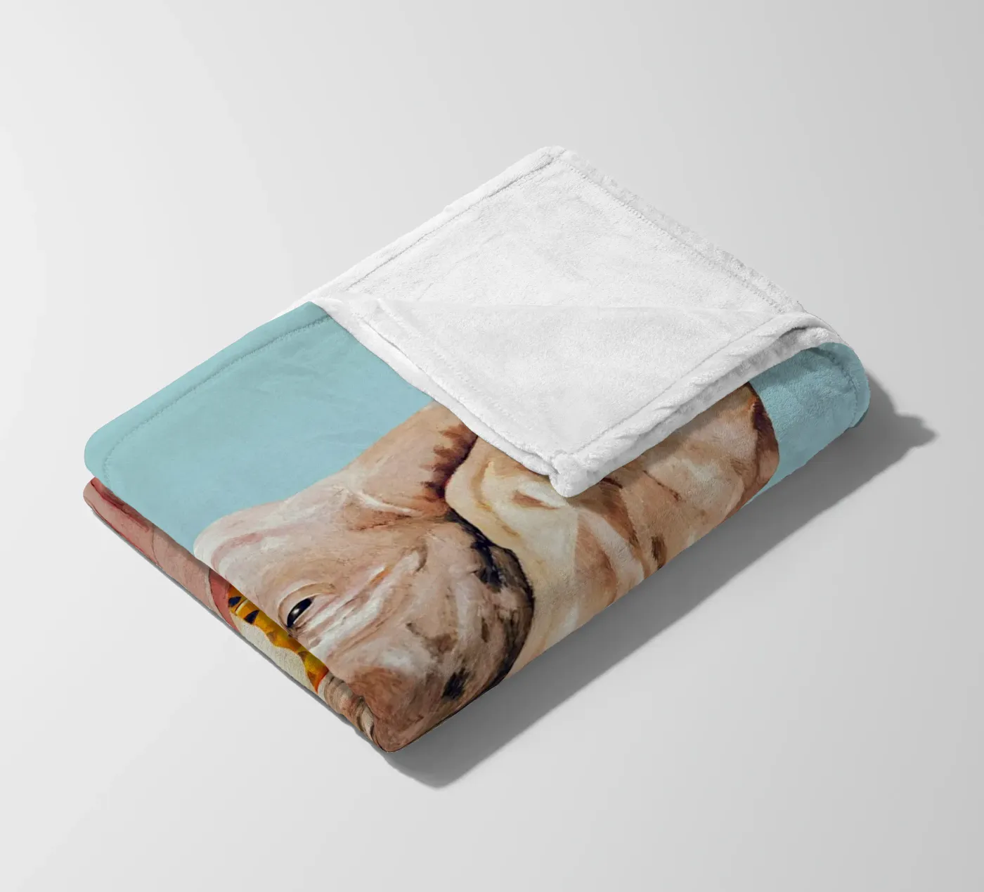 Dapper Elephant fleece blanket by Animal Crew