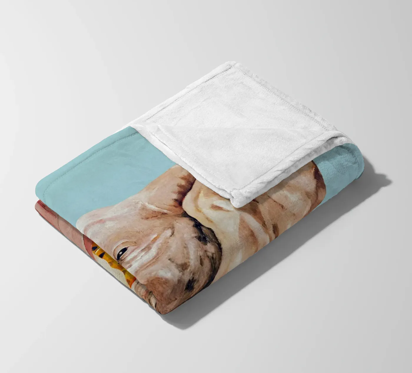 Dapper Elephant fleece blanket by Animal Crew