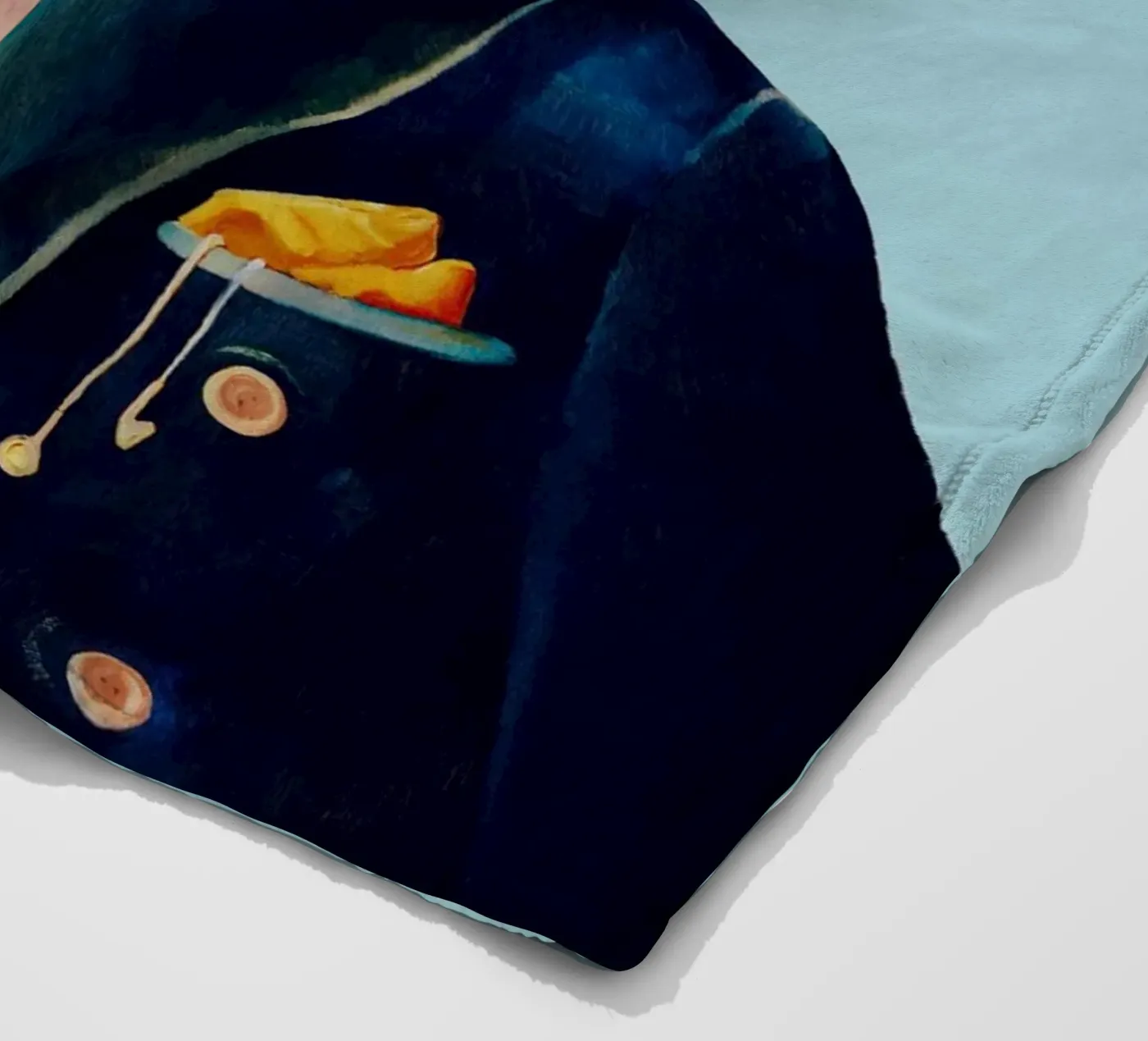 Dapper Elephant fleece blanket by Animal Crew