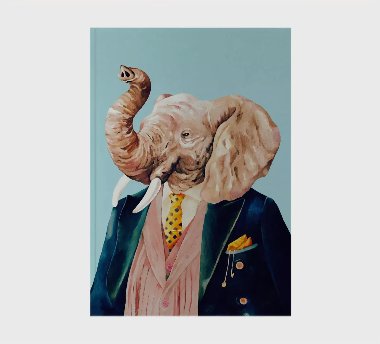 Dapper Elephant notebook by Animal Crew