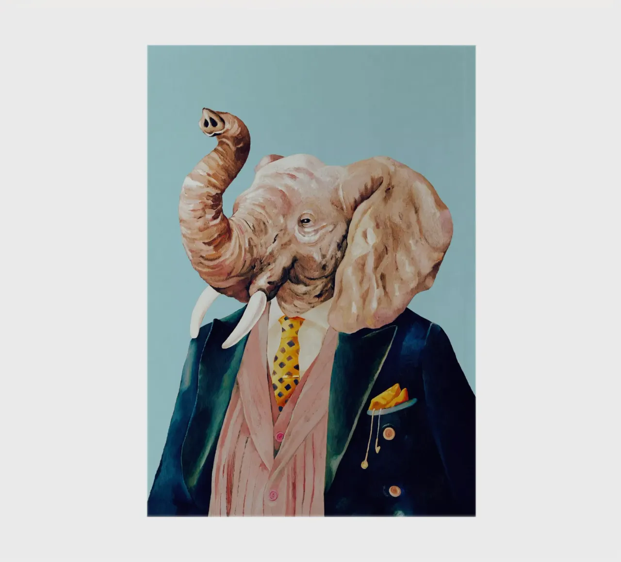 Dapper Elephant notebook by Animal Crew
