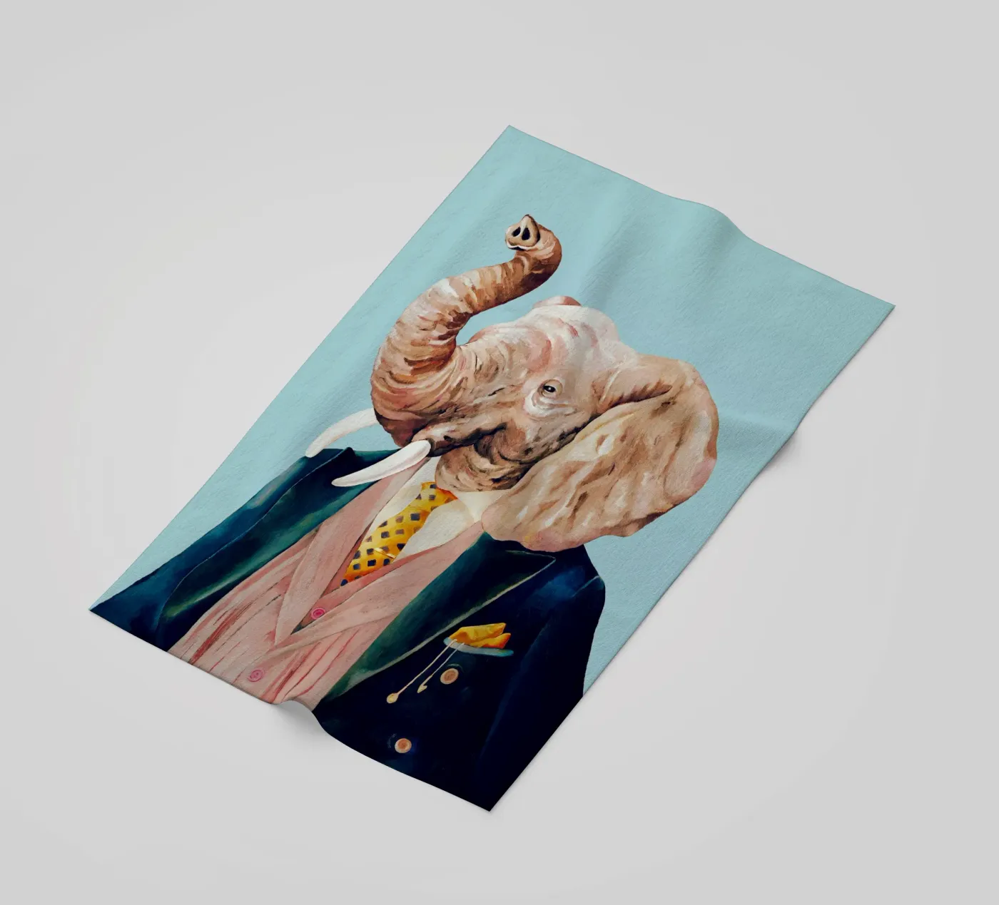 Elefante elegante telo mare da Animal Crew