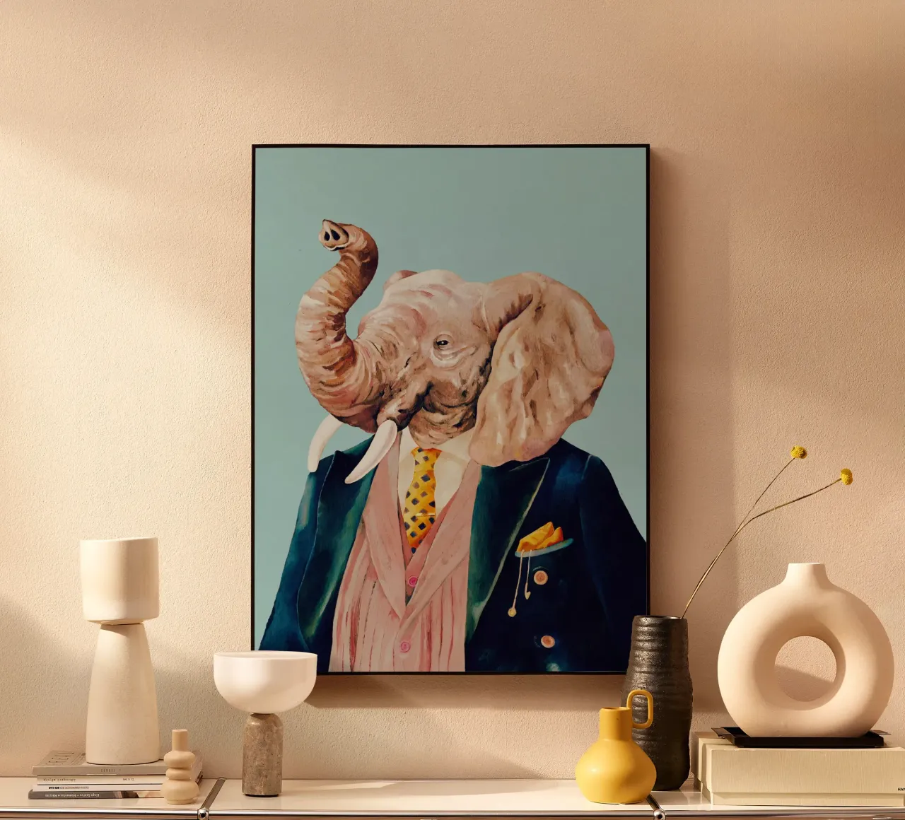 Dapper Elephant forex plate by Animal Crew