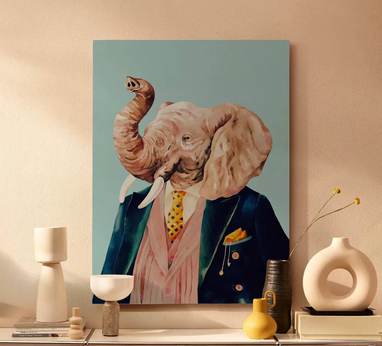 Dapper Elephant forex plate by Animal Crew