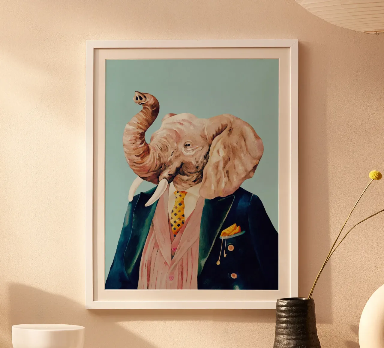 Dapper Elephant hahnemühle by Animal Crew
