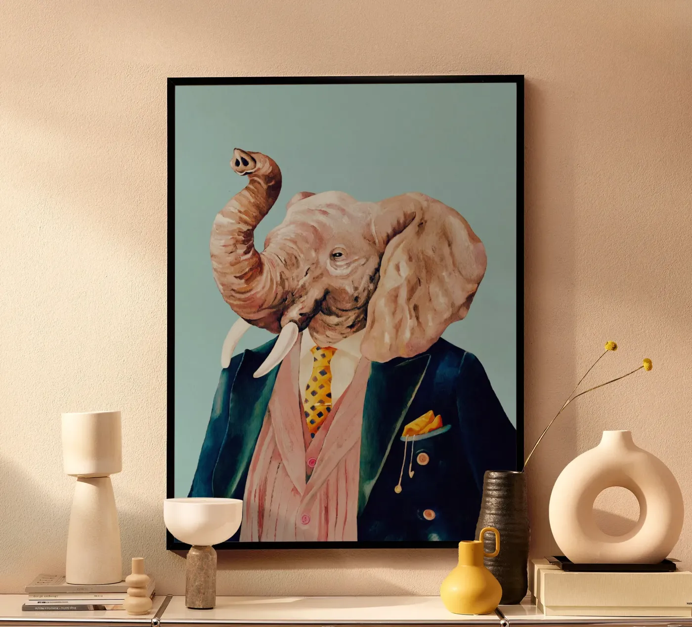 Dappere olifant poster van Animal Crew