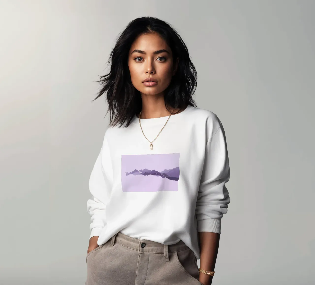 Mountains 1 felpa da Julian Wolkenstein