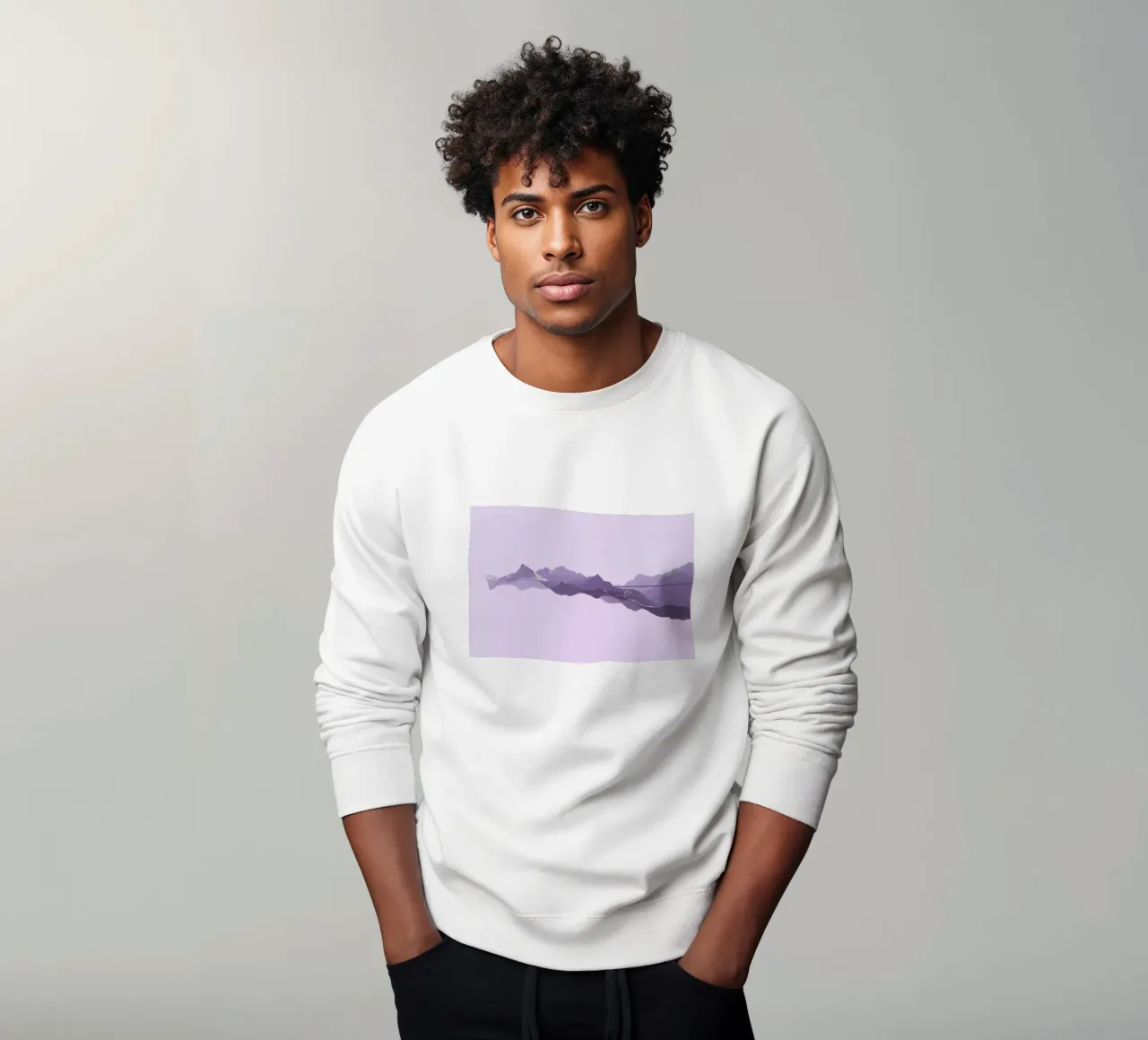 Mountains 1 felpa da Julian Wolkenstein