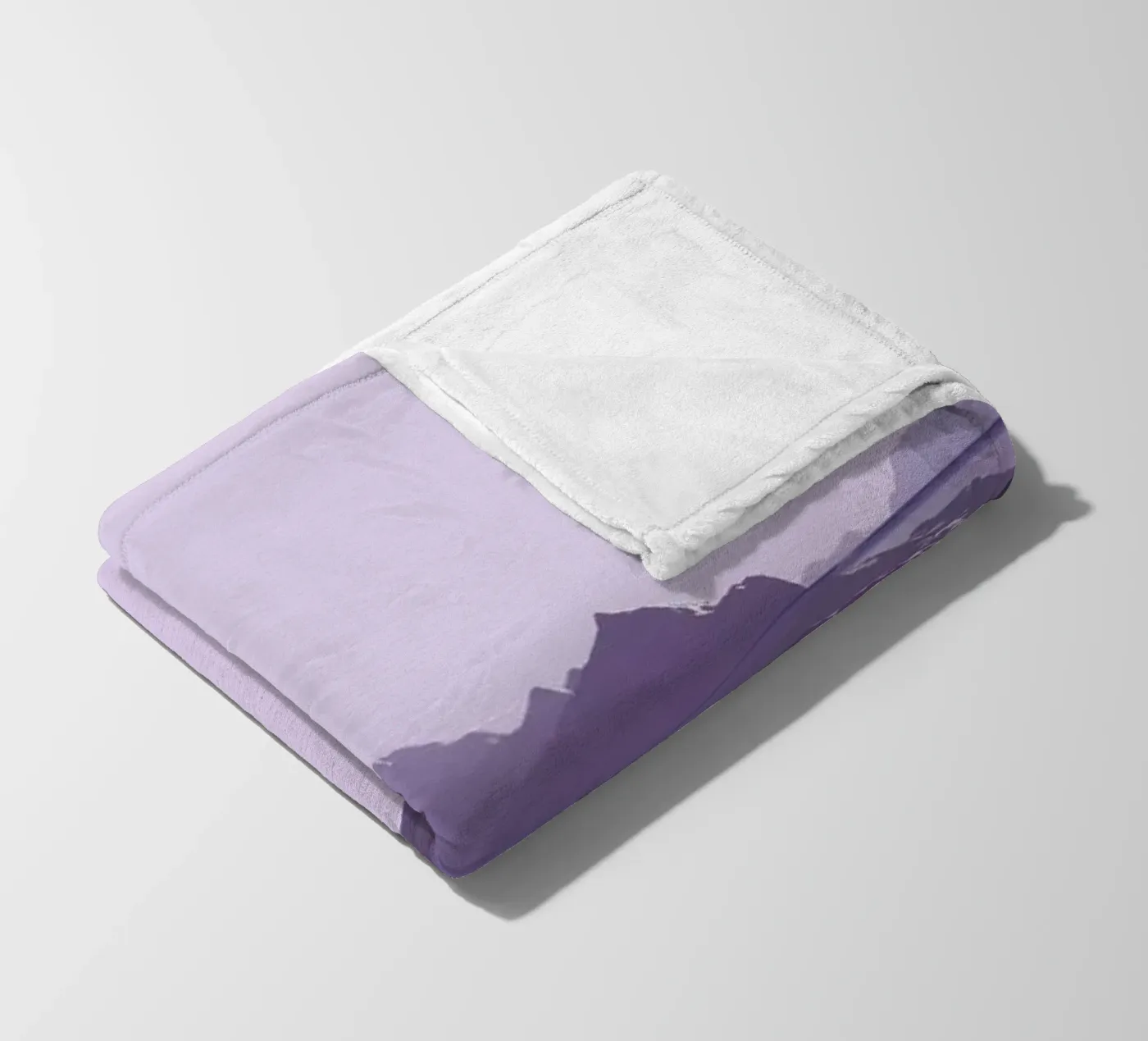 Mountains 1 Fleecedecke von Julian Wolkenstein