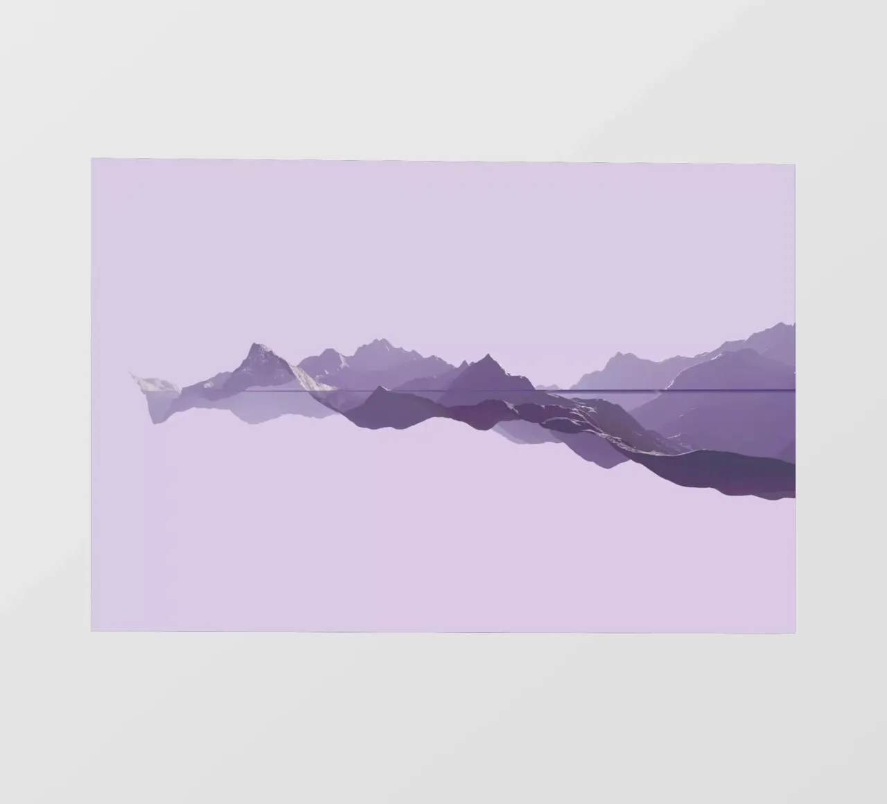 Mountains 1 telo in pvc da Julian Wolkenstein