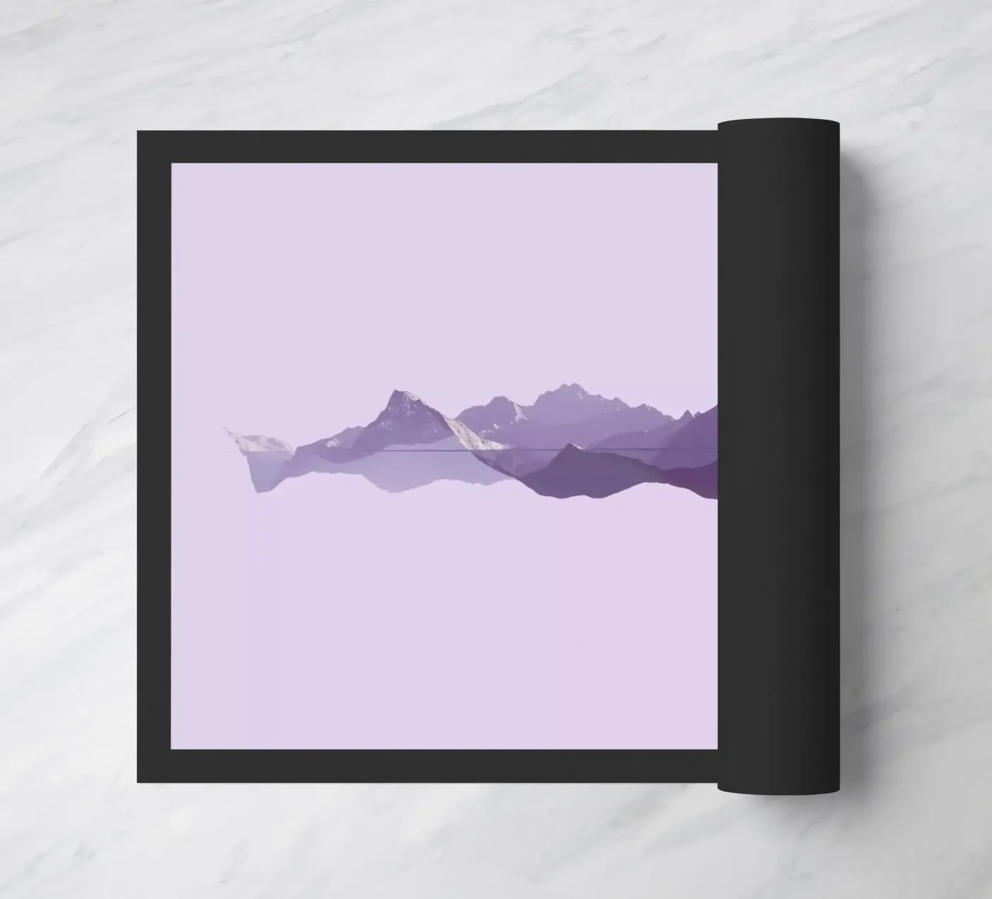 Mountains 1 deurmat van Julian Wolkenstein