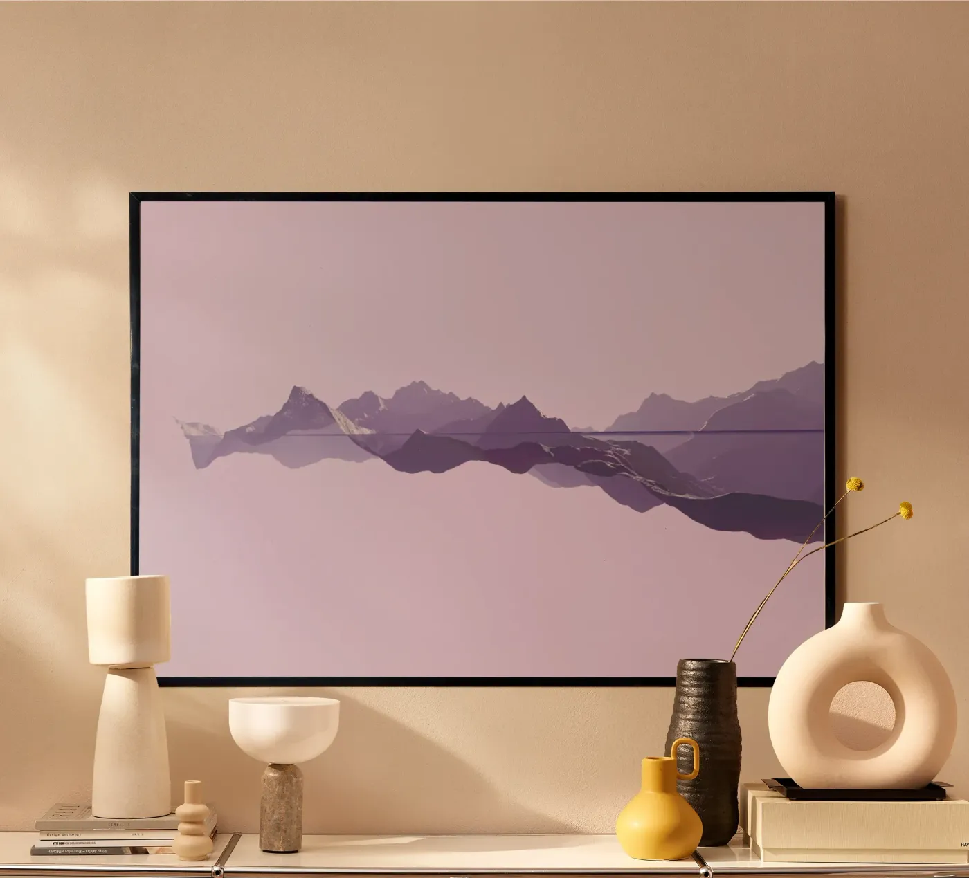 Mountains 1 poster by Julian Wolkenstein