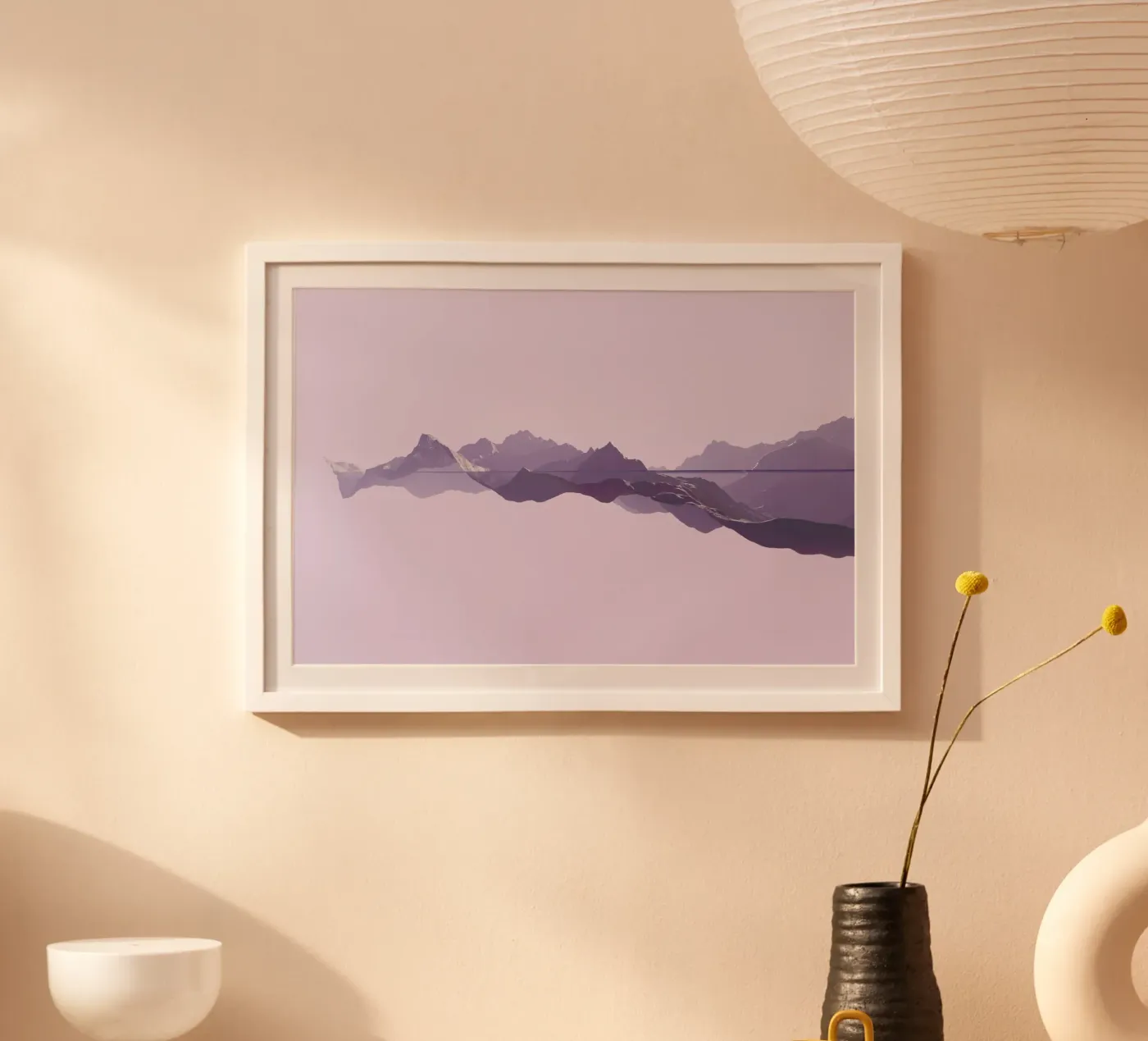 Mountains 1 poster by Julian Wolkenstein