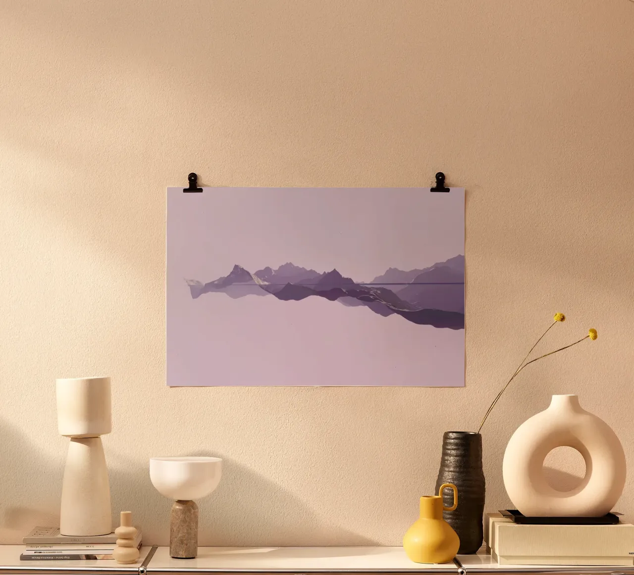 Mountains 1 Poster von Julian Wolkenstein