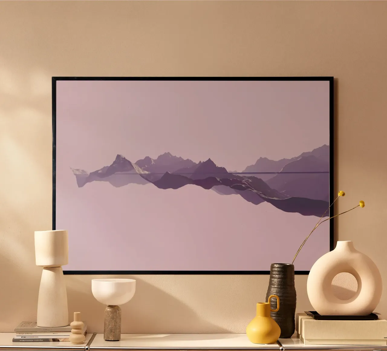 Mountains 1 Poster von Julian Wolkenstein