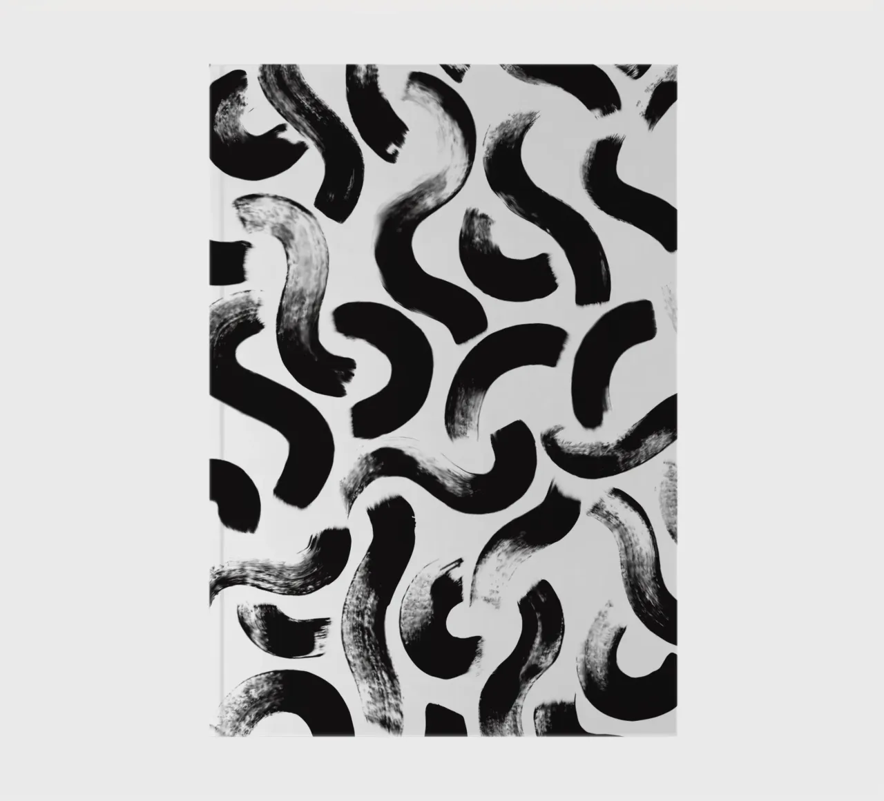 Brush strokes notebook by Kunst und Kontrast