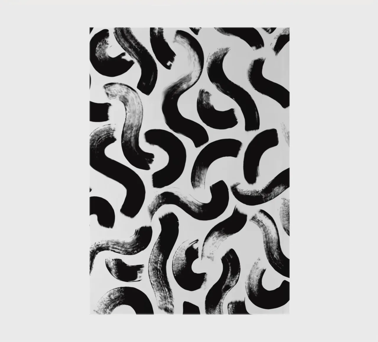 Brush strokes notebook by Kunst und Kontrast